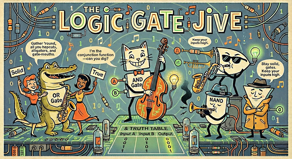  The electronics from this period of the song  were formed from discrete components including thermionic valves